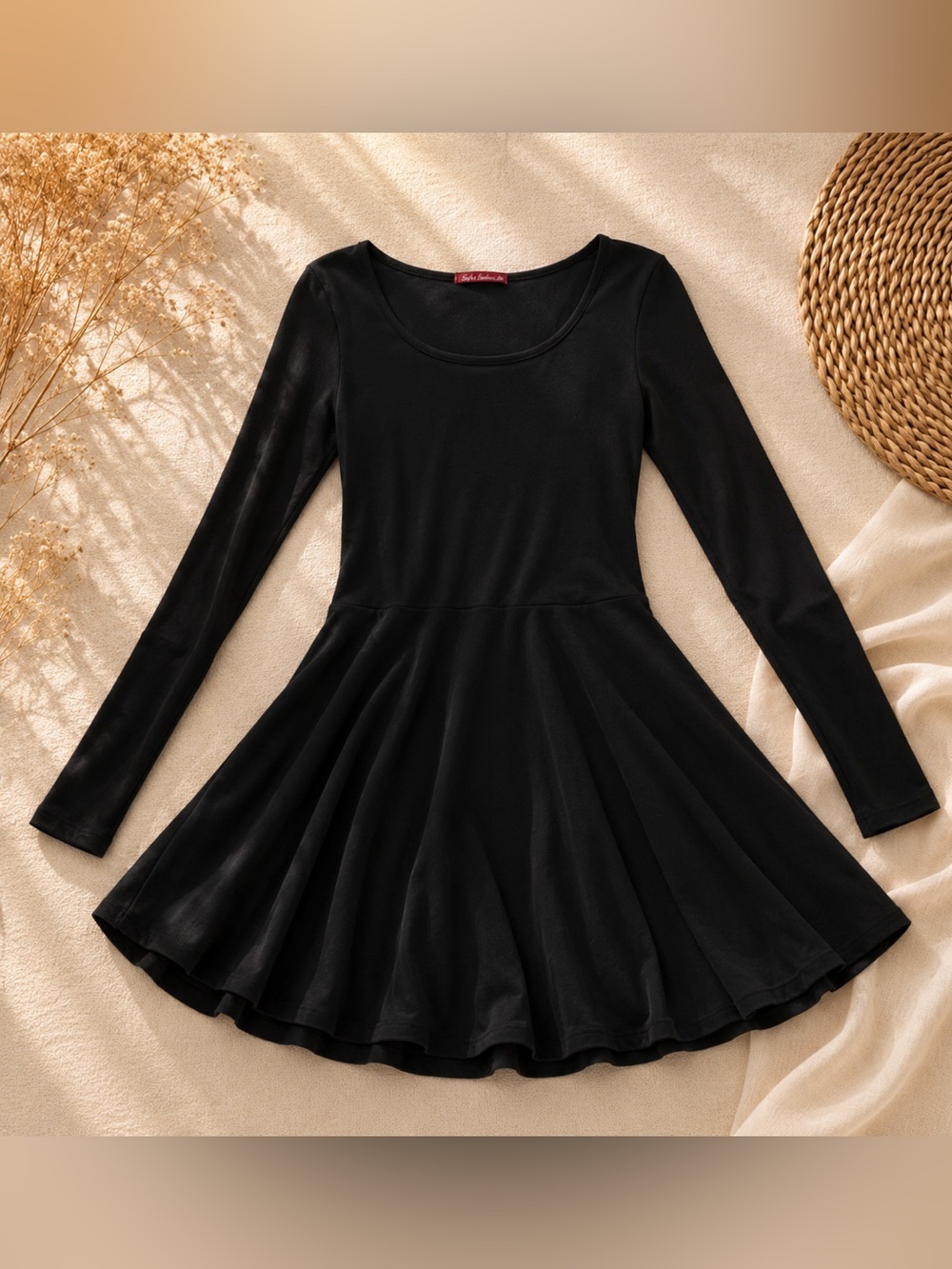 Sara Classic Black Blouse
